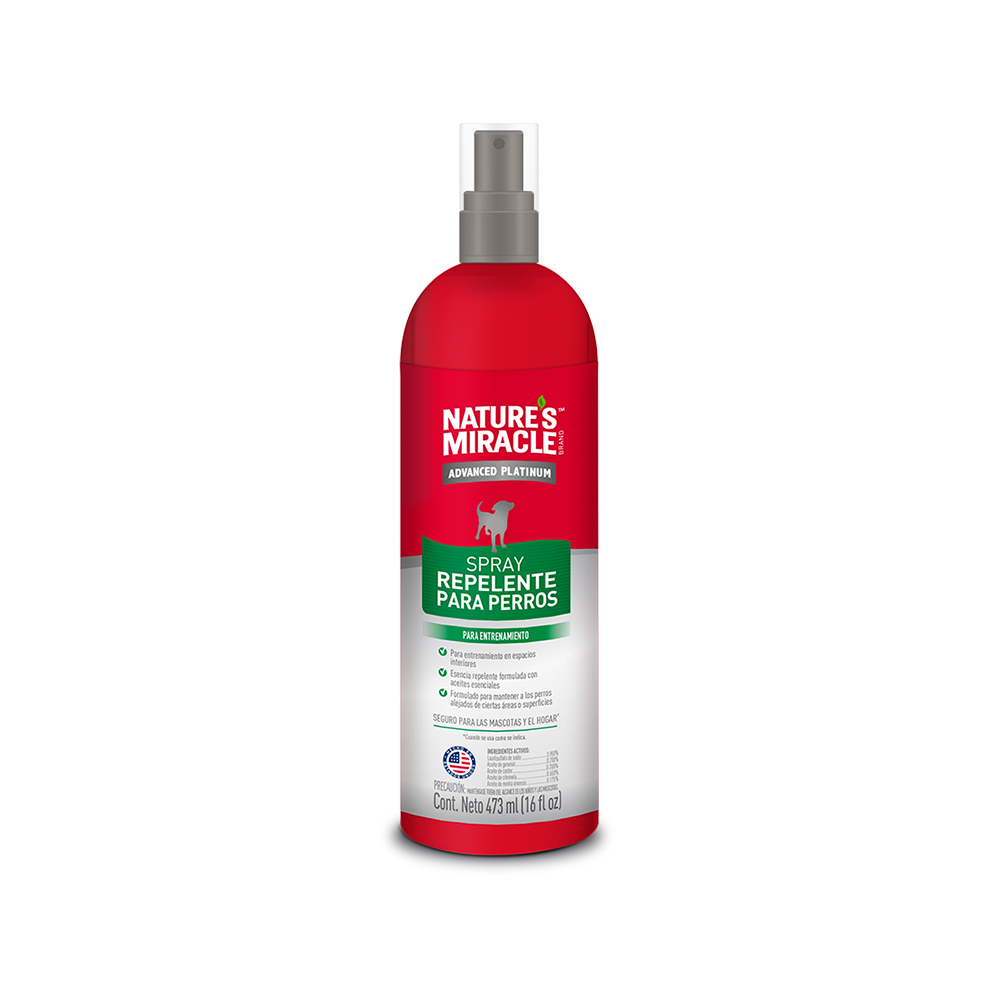 Spray repelente para perros